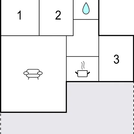 Дом отдыха A Cozy Home In Samso With 3 Bedrooms *